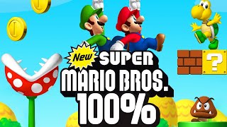 New Super Mario Bros. DS - 100% Longplay Full Game Walkthrough No Commentary Gameplay Playthrough