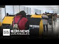 Voters line up at Los Angeles County Registrar in Norwalk