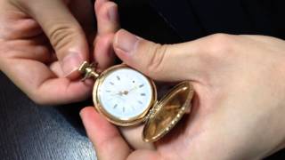 機械式懐中時計の使い方 Elgin エルジン [642]