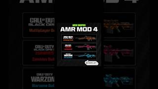 NEW SNIPER AMR MOD 4 LOADOUTS USED IN MULTIPLAYER, ZOMBIES AND WARZONE IN BO6 #warzone #callofduty