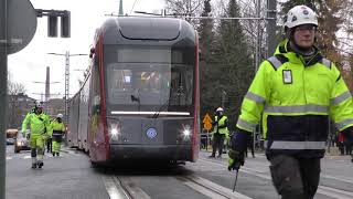 Tampereen ratikka ajaa keskustassa ensimmäistä kertaa 15.11.2020