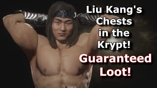 MK11 Krypt - All chests with guaranteed Liu Kang's loot !!!
