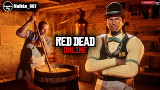 UPANDO OFÍCIO DE MOONSHINER AO VIVO - RDR2 ONLINE
