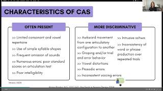 Key Points in Apraxia Therapy