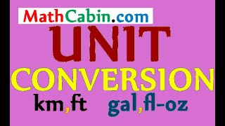 Unit Conversion Kilometer Foot Gallon Fluid Ounces Problem