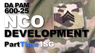 NCO Development DA PAM 600-25 - Army National Guard