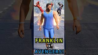 GTA 5 : FRANKLIN SAVE WIFE KLILL AVENGERS 😱🔥#shorts #short #ashortaday #franklin #avengers #gta5