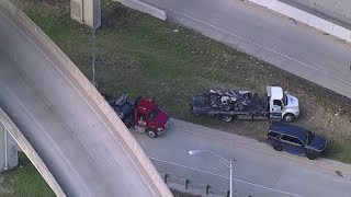 Four killed in Irving police chase that ends in Dallas crash off I-35 ramp, officials say