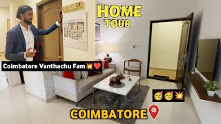 2BHK Home Tour Coimbatore😍💥Coimbatore Vanthachu fam❤🥳Casagrand Nextown