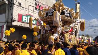 平成25年津田神社宵宮（アメ村駐車場）今在家屋台