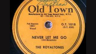 ROYALTONES   Never Let Me Go   1956