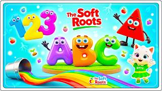 Preschool Learning activities for 3 year olds at home | Learn ABC Phonics Shapes Numbers Colors 🌈