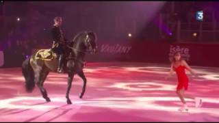 Line BONNET et Yann VAILLE   Patineuse à cheval   Ma plus belle histoire d'amour c est vous