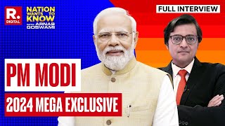 PM Modi And Arnab: Nation's Most Watched Interview Of 2024 | Full Video | Nation Wants To Know