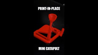 Cool 3D Printed Toy Mini Catapult with Timelapse and ASMR #shorts #3dprinting #coolgadgets