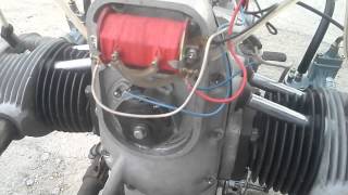 Ural M63 engine running