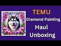 TEMU Diamond Painting Haul - Unboxing - Diamond Art - Budget Friendly Crafts