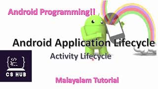 Android Application Lifecycle | Activity Life cycle Malayalam