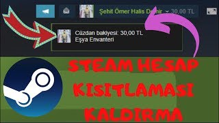 Steam 5 Dolar Kuralı (Kısıtlanmış Hesap) Kaldırma |  steam bedava cüzdan kodu |  steam para hilesi