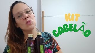 TRATANDO OS CABELOS COM O KIT CABELÃO ALPHAHALL/ RESENHA KIT CABELÃO  CRESCIMENTO CAPILAR