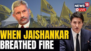 Jaishankar Takes Swipe At Trudeau | Canada India Conflct |India-Canada Standoff | News18 | N18L