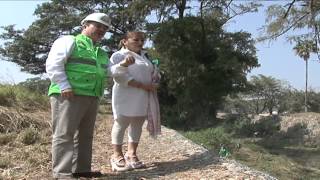 Supervisan trabajos de desazolve del río Sabinal