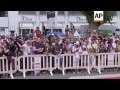 Silence at Cannes festival for UK attack victims