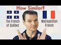 How Similar Are Québec French and Metropolitan French?
