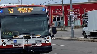 TTC NOVABUS LFS DIESEL #3156 ROUTE 53