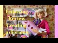 Unboxing Mini BarbieLand Dream House and others, foosball, Belle's ILY 4ever and creating a diorama