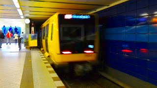 🚇 BVG IK departing FRIEDRICHSFELDE (Berlin U-Bahn)