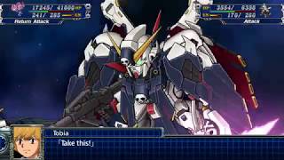 Super Robot Wars T: Crossbone Gundam X-1 Full Cloth All Attacks