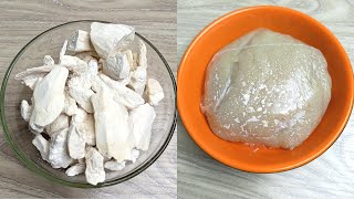 How to make white amala | Amala lafun | cassava flour Recipe | Simple and Easy