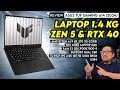 Laptop Gaming Mungil & Kencang dng AMD Zen 5 & RTX 40: Review ASUS TUF Gaming A14 (2024) FA401WV