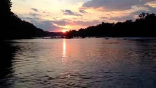 A beautiful sunset near Scottsville, Virginia - on the James River - by Dan Gritsko