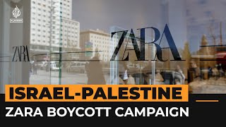 Calls to boycott Zara over far-right Israeli links | Al Jazeera Newsfeed