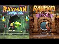Rayman Legends Retold Vs Rayman Legends - Side by Side Gameplay Comparison