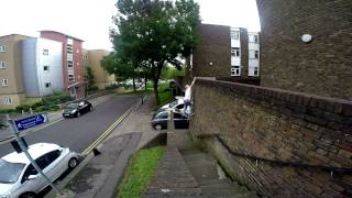 12ft+ wall run by 5'9 traceur [parkour]