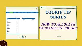 Cookie Tip Series - How to allocate packages in eBudde