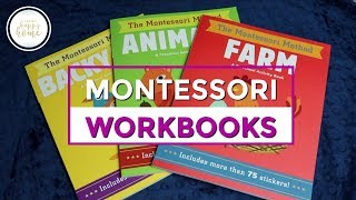 Preschool Montessori Method Workbooks