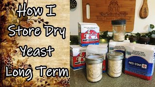 Storing Dry Yeast Long Term