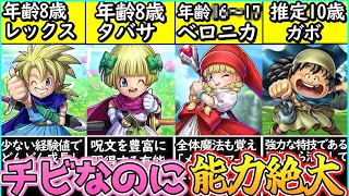 【ゆっくり解説】ドラクエ史上チビなのに大活躍するキャラの能力・豆知識解説！【歴代ドラクエ】