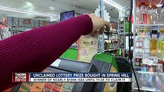 Fantasy 5 Florida lottery ticket worth $100K has not been claimed, time is running out