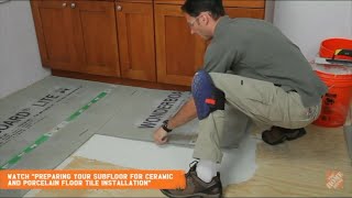 Tile Floor Installation: How to Prepare and Lay Tile | The Home Depot