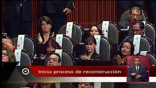 Inicia proceso de reconstrucción en el Congreso