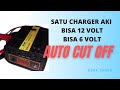 Charger Aki 6 Volt dan 12 Volt 10 A Otomatis ON OFF merk SUOER