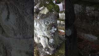 まち歩きミュージアム　鹿児島県伊佐市大口大田　郡山八幡神社　仁王像②