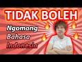 APAKAH DOSANYA NGOMONG BAHASA INDONESIA? WARNING CURHAT