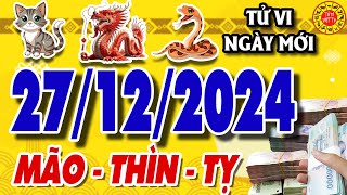 Tử vi tuổi MÃO - THÌN - TỴ ngày 27/12/2024 Đỉnh Cao Sự Nghiệp | Tử Vi Việt TV