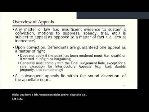 Criminal Law I - Post-Conviction Relief - YouTube